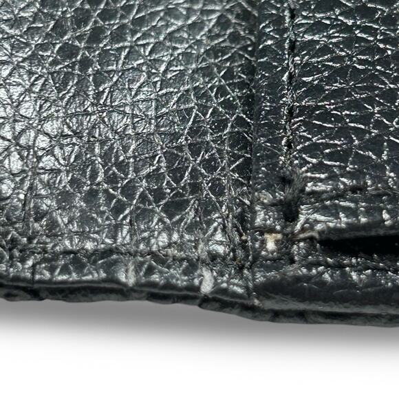 Stone Mountain Tooled Leather Wallet Paisley Checkbook Floral Embossed Clutch - Picture 7 of 8